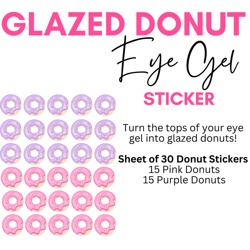 Soothing Eye Gel Donut Stickers