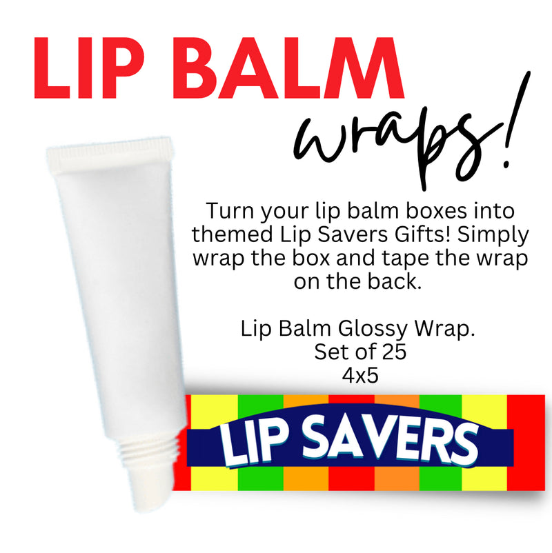 Lip Balm Candy Wraps