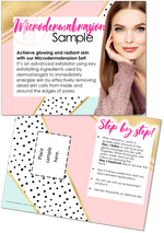 Microderm Sample Card