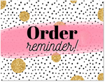 Order Reminder T Status Postcard