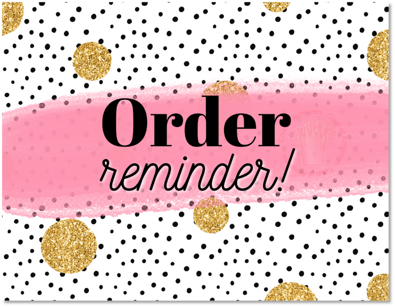 Order Reminder T Status Postcard