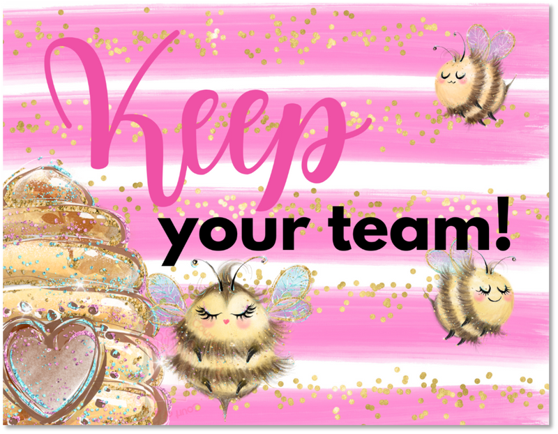 Keep Your Team I3 Postcard