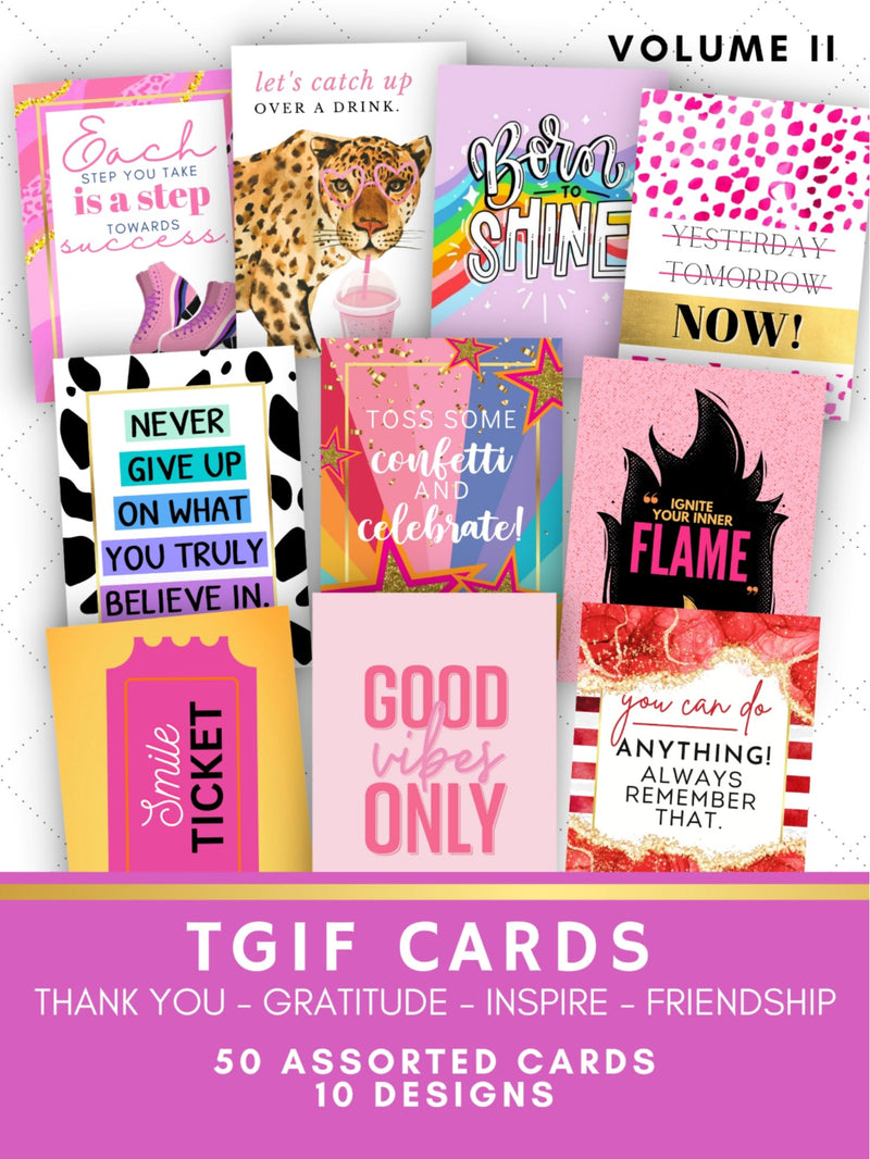 Clearance 50 TGIF Cards Vol. II